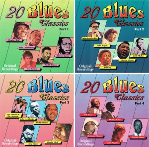 gebrauchter Tonträger – Various Artists – 20 Blues Classics (Part 1 bis Part 4)