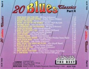 gebrauchter Tonträger – Various Artists – 20 Blues Classics (Part 1 bis Part 4)