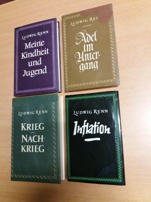 Autobiographische Roman-Tetralogie (Pentalogie): Fünf Bücher in vier Bänden: 1) Meine Kindheit und Jugend. 2) Adel im Untergang. 3) Krieg. Nachkrieg. […]