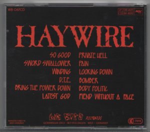 gebrauchter Tonträger – Haywire – Private Hell