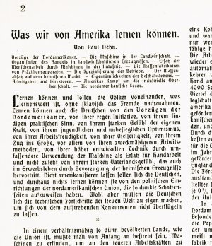 antiquarisches Buch – Paul Vehn – "Was wir von Amerika lernen können" 1904