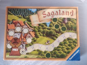 gebrauchtes Spiel – Alex Randolph + Michel Matschoss – Sagaland Original 1981 mint vollständig mit Anleitung altersentsprechend