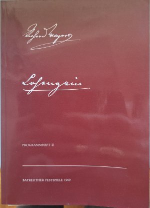 Programmheft II, Lohengrin