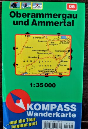 gebrauchtes Buch – KOMPASS-Karten GmbH – Oberammergau und Ammertal