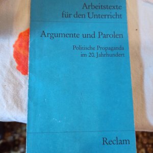 gebrauchtes Buch – Wolfgang Günther – Argumente und Parolen