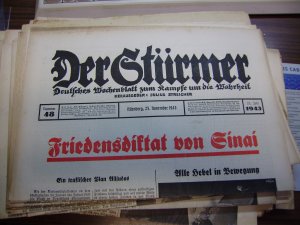 Der Stürmer 25. November 1943, Nr. 48, Friedensdiktat von Sinai