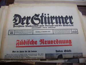 Der Stürmer 04. November 1943. Nr. 45, Jüdische Neuordnung