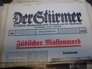 Der Stürmer 30. September 1943, Nr. 40, Jüdischer Massenmord