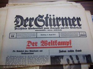 Der Stürmer 12. August 1943, Nr. 33, Der Weltkampf