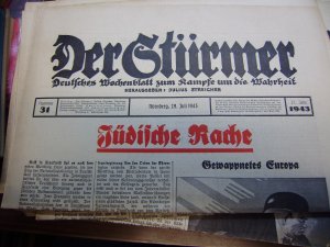 Der Stürmer 29. Juli 1943, Nr. 31, Jüdische Rache