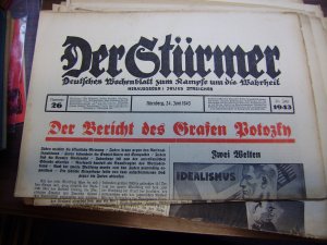 Der Stürmer 01. Juli 1943, NR: 26, Der Bericht des Grafen Potozky