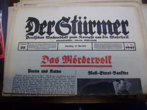 Der Stürmer 27. Mai 1943, Nr. 22 , Das Mördervolk