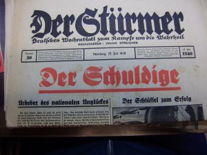 Der Stürmer 25. Juli 1940, Nr. 30, Der Schuldige