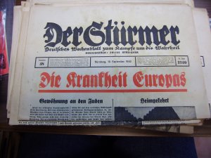 Der Stürmer 19. September 1940, Nr. 38. Die Krankheit Europas