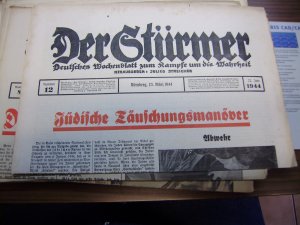 Der Stürmer 23. März 1944, Nr 12, Jüdische Täuschungsmanöver