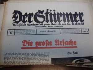 Der Stürmer 03. Februar 1944, Nr. 5, Die große Ursache