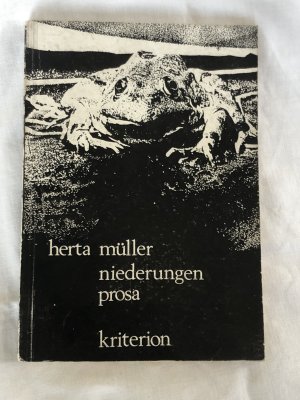 niederungen / Prosa. Erstausgabe Kriterion 1982. SIGNIERT.