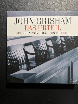 gebrauchtes Hörbuch – John Grisham, Charles Brauer – Das Urteil - gekürzte Lesung