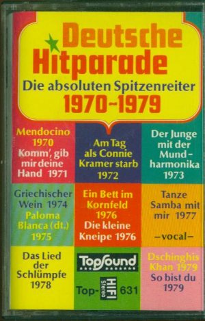 gebrauchter Tonträger – Ralph Siegel u – Deutsche Hitparade: Die absoluten Spitzenreiter 1970-1979