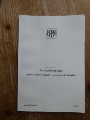 gebrauchtes Buch – Klaus-G Hinzen – Archäoseismologie - Auf der Suche nach Spuren vorinstrumenteller Erdbeben