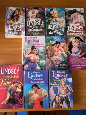 10x Romane von Johanna Lindsey