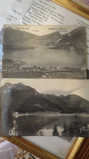 gebrauchtes Buch – Ansichtskarten -Salzkammergut St.Gilgen Strobl am Abersee -St.Wolfgang und Schwarzensee bei Strobl