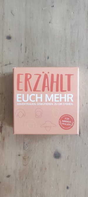 Erzaehlt euch mehr für Mädels / Frauen - anvertrauen, diskutieren, zu dir stehen