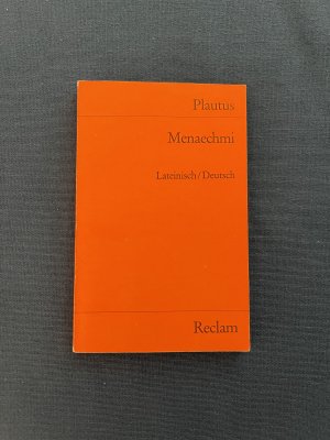 Menaechmi ,Latein.-Dtsch.