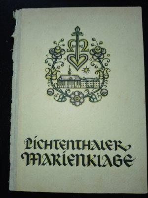 antiquarisches Buch – Lichtenthaler Marienklage