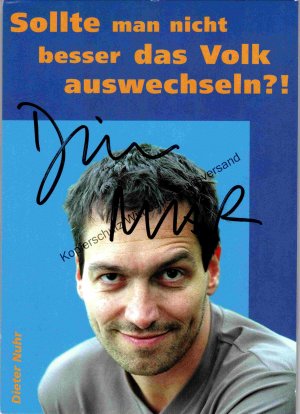 Original Autogramm Dieter Nuhr /// Autogramm Autograph signiert signed signee