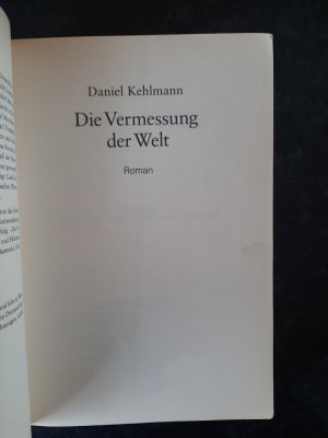 gebrauchtes Buch – Daniel Kehlmann – Die Vermessung der Welt