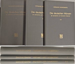 Die deutschen Münzen der sächsischen und fränkischen Kaiserzeit. Bd. 1, 2, 3 4 (Nachträge) Drei Bände.