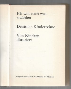 gebrauchtes Buch – Anne Gabrisch/ Lothar Reher – Ich will euch was erzählen- Deutsche Kinderreime