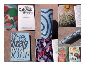 Mrs. Dalloway. Roman. Aus dem Englischen von Melanie Walz. Mit Fußnoten von Horst Lauinger. Buchgestaltung und Illustrationen von Studierenden des Kommunikationsdesigns […]