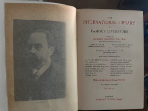 The Internatinal Library of Famous Literature