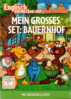 gebrauchtes Buch – Englisch entdecken mit Ben & Bella .Bücher + DVD. Mein grosses Set: Bauernhof