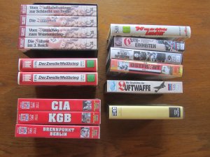 15 VHS Videokassetten Sammlung, 2.Weltkrieg, Landser, u. a.,