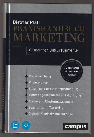 gebrauchtes Buch – Dietmar Pfaff – Praxishandbuch Marketing - Grundlagen und Instrumente