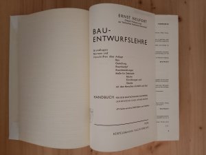 Bauentwurfslehre - Grundlagen, Normen und Vorschriften über Anlage, Bau, Gestaltung, Raumbedarf, Raumbeziehungen, Masse für Gebäude, Räume, Einrichtungen […]