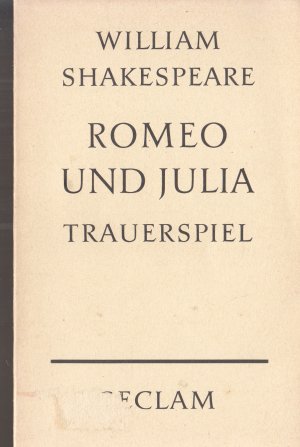 antiquarisches Buch – SHAKESPEARE – ROMEO UND JULIA