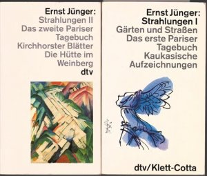 gebrauchtes Buch – Ernst Jünger – Strahlungen I + Strahlungen II.