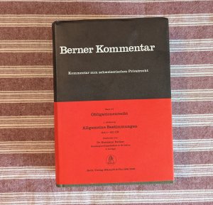 Obligationenrecht: Die einzelnen Vertragsverhältnisse, Gesellschaftsrecht, Wertpapierrecht, Art. 363-1186 / Obligationenrecht. Allgemeine Bestimmungen. Art. 1-183