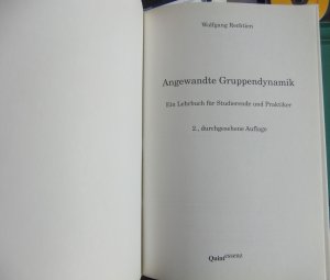 gebrauchtes Buch – Wolfgang Rechtien – Angewandte Gruppendynamik