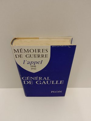 antiquarisches Buch – Général de Gaule – Mémoires de Guerre láppel 1940-1942