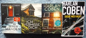 gebrauchtes Buch – 4x TB Thriller - Harlan Coben – In seinen Händen + Ich vermisse Dich + Der Preis der Lüge (Myron Bolitar 11) + Suche mich nicht