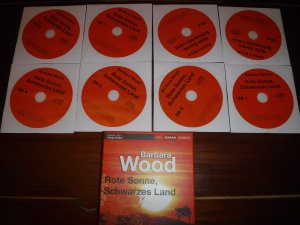 gebrauchtes Hörbuch – Barbara Wood – Rote Sonne, Schwarzes Land - Hörbuch 8 CDs