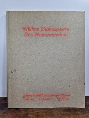 William Shakespeare - Das Wintermärchen. Bühnenbildklasse Jürgen Rose, Skizzen, Entwürfe, Modelle