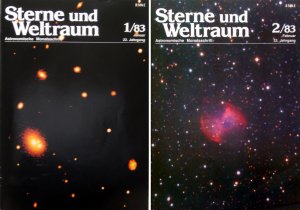 Sterne und Weltraum Jahrgang 1983 komplett - 11 Hefte plus Jahresinhaltsverzeichnis