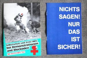 Selbstschutz und Erste Hilfe bei Demonstrationen und Blockaden / Konvolut