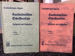 Kaufmännischer Schriftverkehr. Beispiele und Aufgaben (I. und II. Teil)